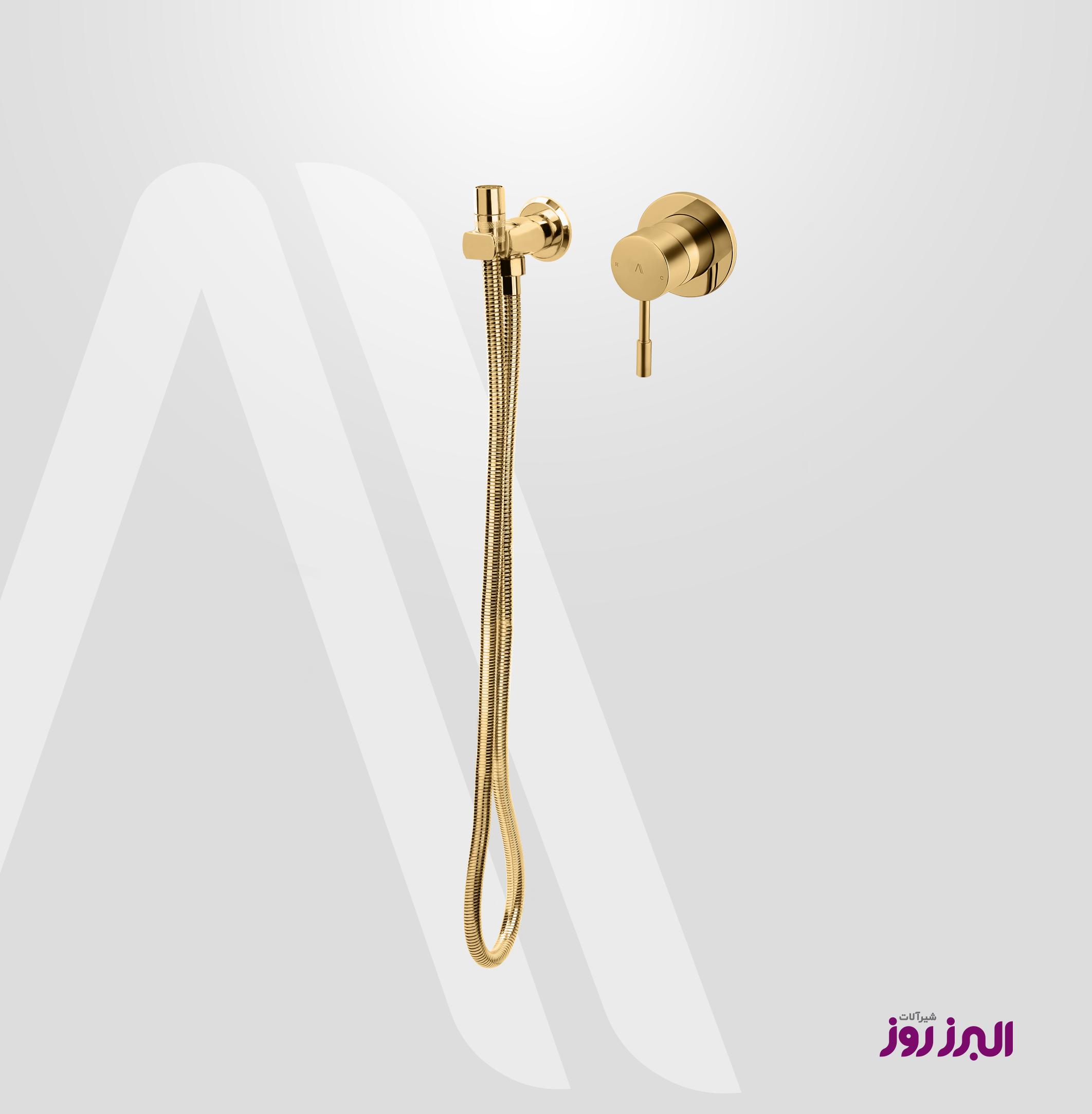 Romania Built-in-Gold Showermixer